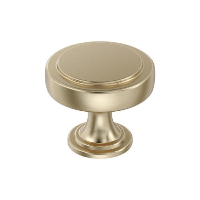 Exceed Zinc Cabinet Knob - Golden Champagne - 1 3/8" (35 Mm)