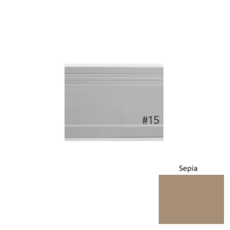 Roppe Pinnacle Plus #15 Impluse Sepia Rubber Coil Wall Base
