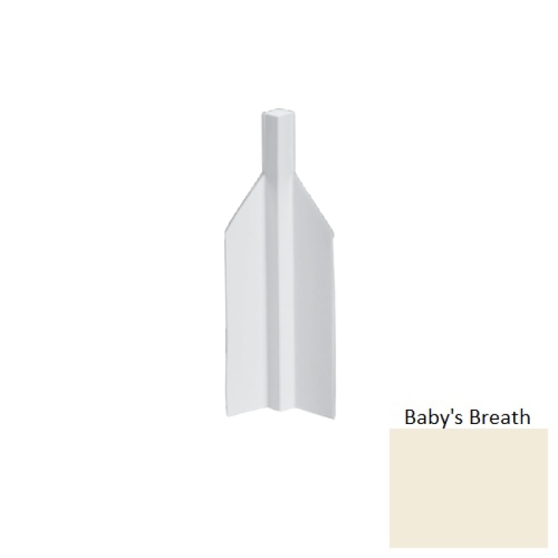 Mcb Babys Breath Rubber Moulding / Trim - 4 1/4" Mini Inside Corner Blocks - Mini Inside Corner Blocks