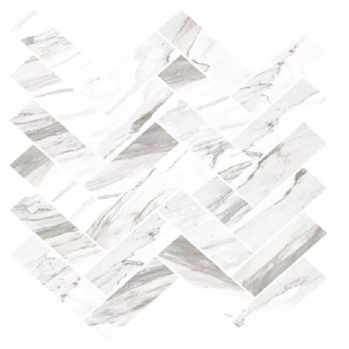Altara Tuscan Porcelain Mosaic - Herringbone