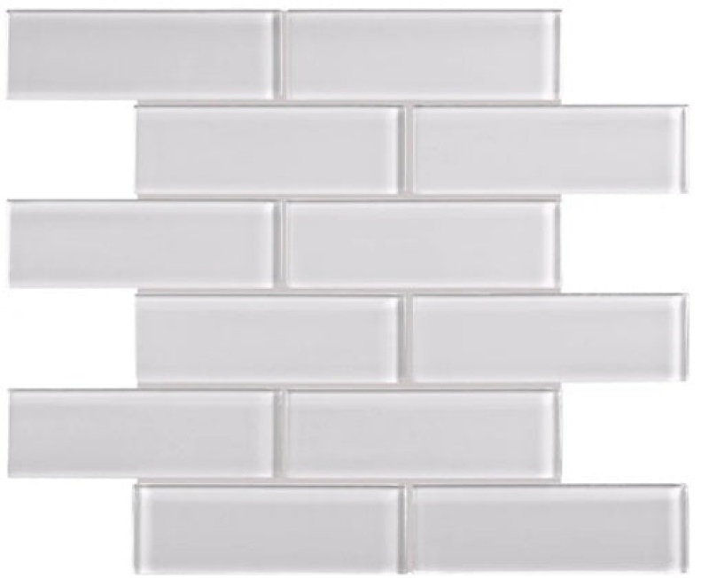 Aquatica Element Skylight Mosaic - 2" X 6" Staggered - Glossy