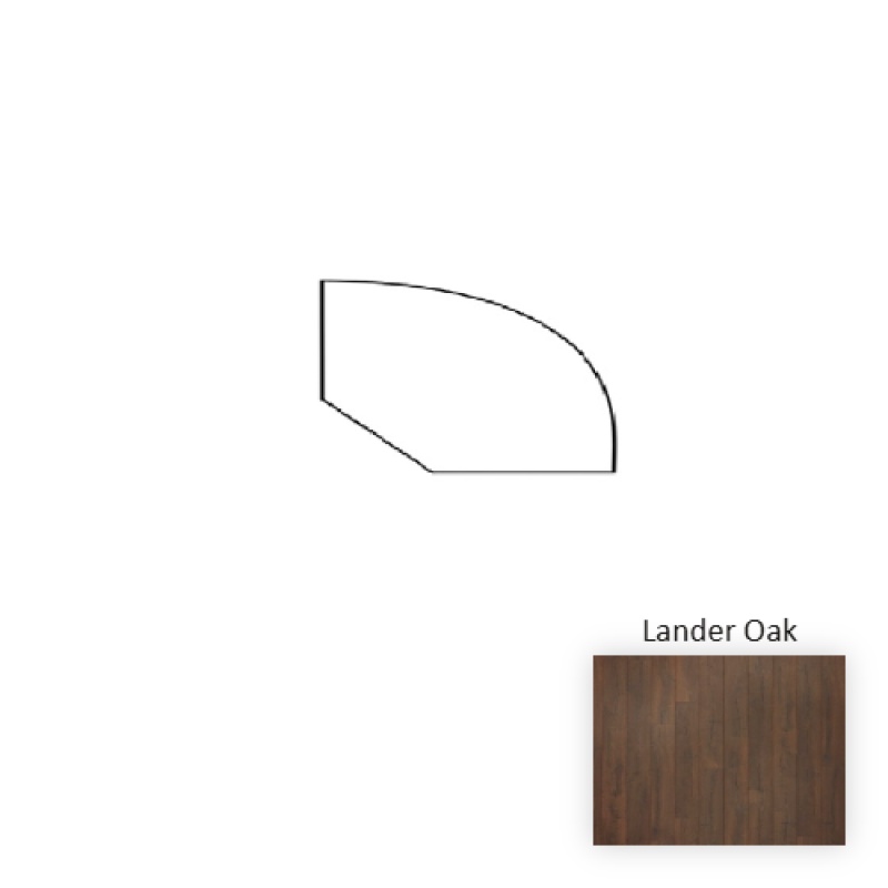 Textured 94" Quarter Round Laminate Trim