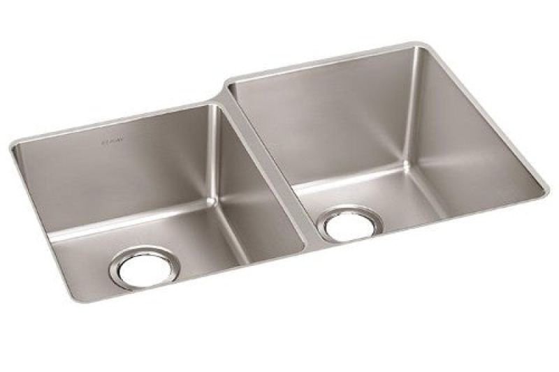 Elkay Lustertone Classic Stainless Steel Undermount Double Bowl Kitchen Sink