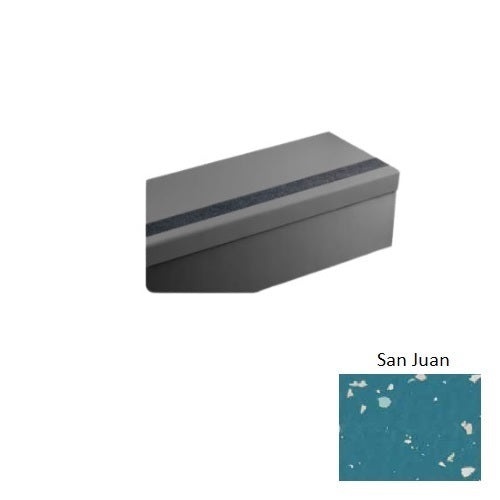 Johnsonite San Juan Hammered Extended Depth Rubber Moulding / Trim