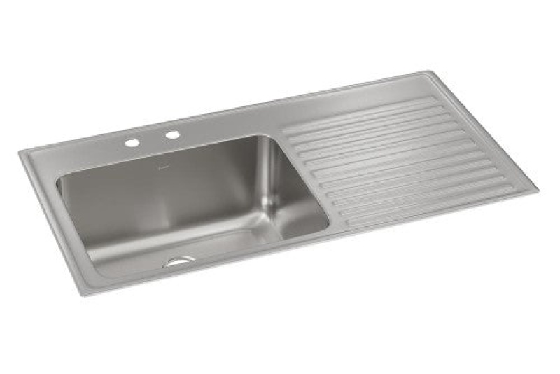 Elkay Lustertone Classic Drop-In Single-Bowl Kitchen Sink