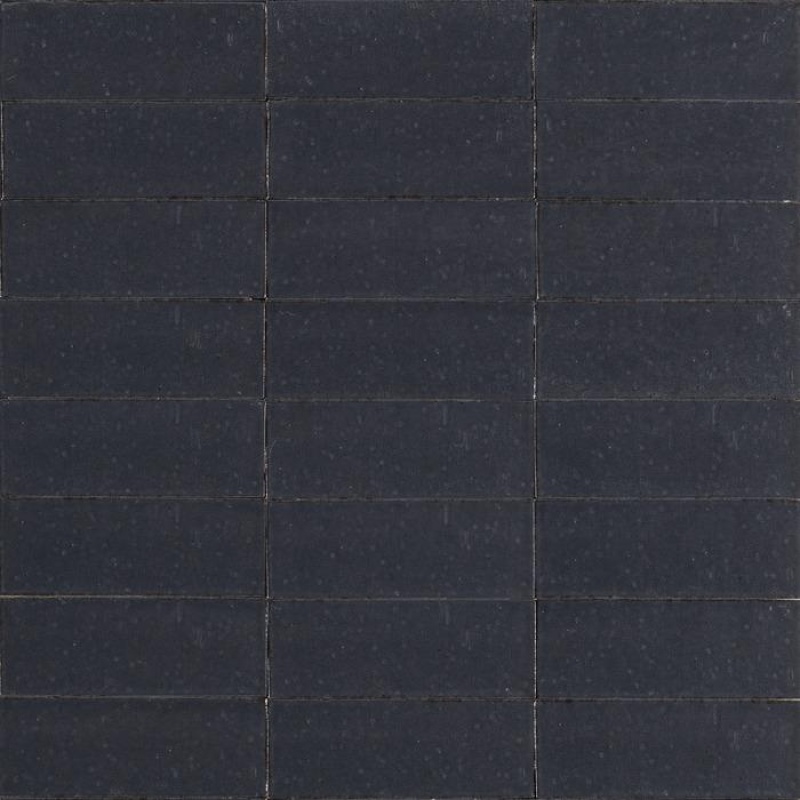 Glace Blu Notte Porcelain Tile - Glossy - 3" X 8"
