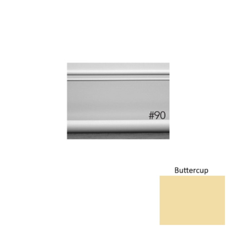 Pinnacle Plus #90 Intrigue Buttercup Rubber Coil Wall Base - 4" X 60 Ft
