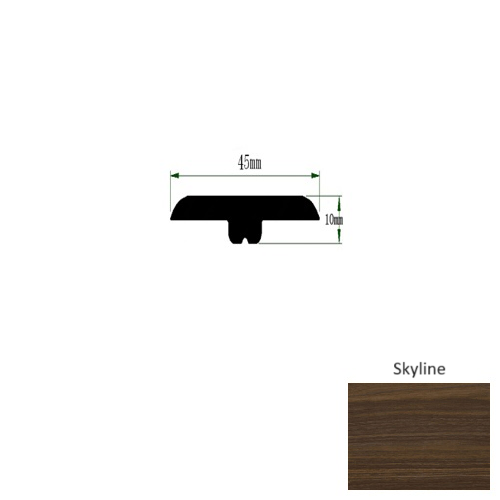 Genesis Silhouette Skyline 94" T Molding - Matte