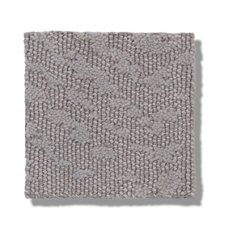 Caress By Shaw Vintage Revival Grounded Gray Nylon Carpet