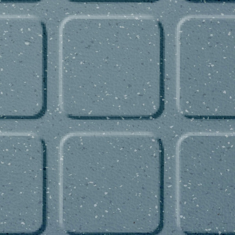 Johnsonite Adirondack Raised Square Color Splash Speckled Rubber Tile - Textured - 24" X 24"
