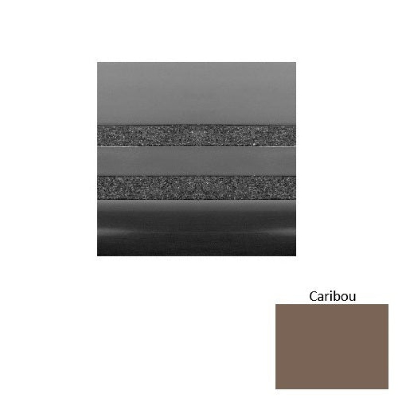 Roppe Solid 50 Caribou Light-Duty Smooth Rubber Stair Tread