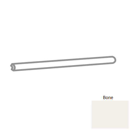 Flex Bone Ceramic Wall Trim - 1/2" X 6" Jolly