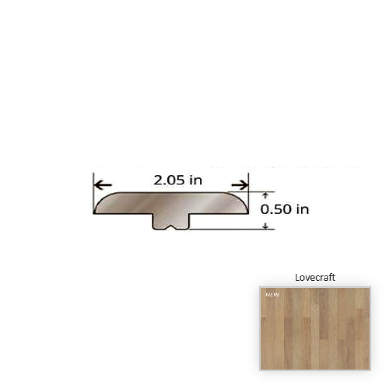 Novella Red Oak Lovecraft Hardwood Moulding / Trim - 84.25" T Molding - Nu Oil