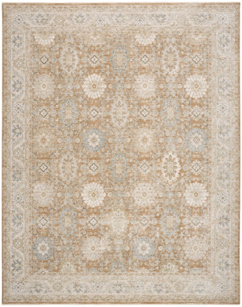 Envy Mocha Evv05 Polypropylene & Polyester Traditional Area Rug - 9 Ft X 13 Ft - Mocha
