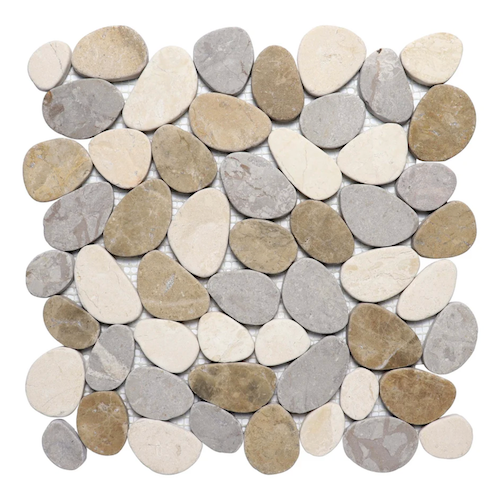 Pebble Sterling Megamix Jg Marble Mosaic - Cobbles - Tumbled