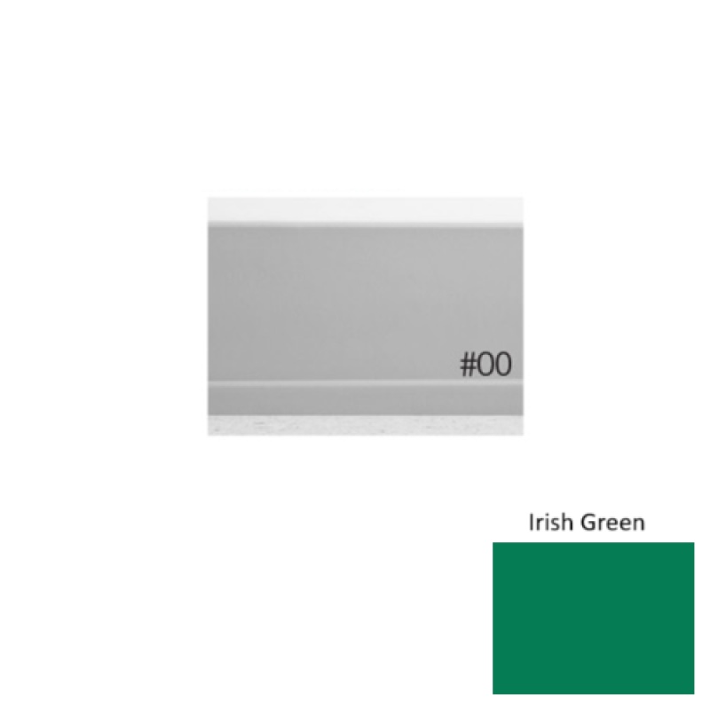 Pinnacle Plus #00 Simplicity Irish Green Rubber Coil Wall Base - 4" X 60 Ft