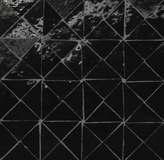 Zagora Nero Ceramic Mosaic - Triangle - Glossy