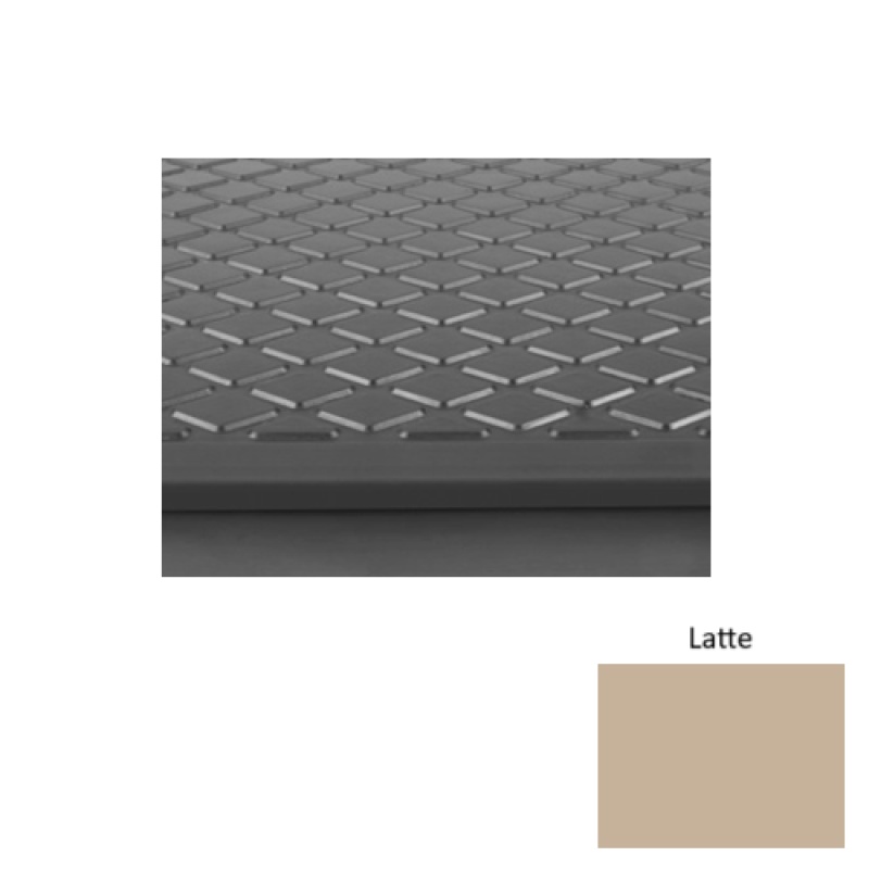 Solid 31 Latte Diamond Rubber (Rd) Stair Tread - Textured