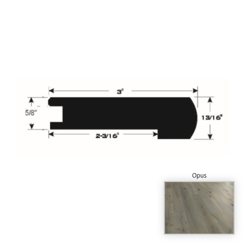 Symphony French White Oak Opus 90" Flush Stair Nose