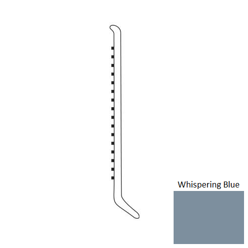 Whispering Blue 6" Rubber Cove Wall Base