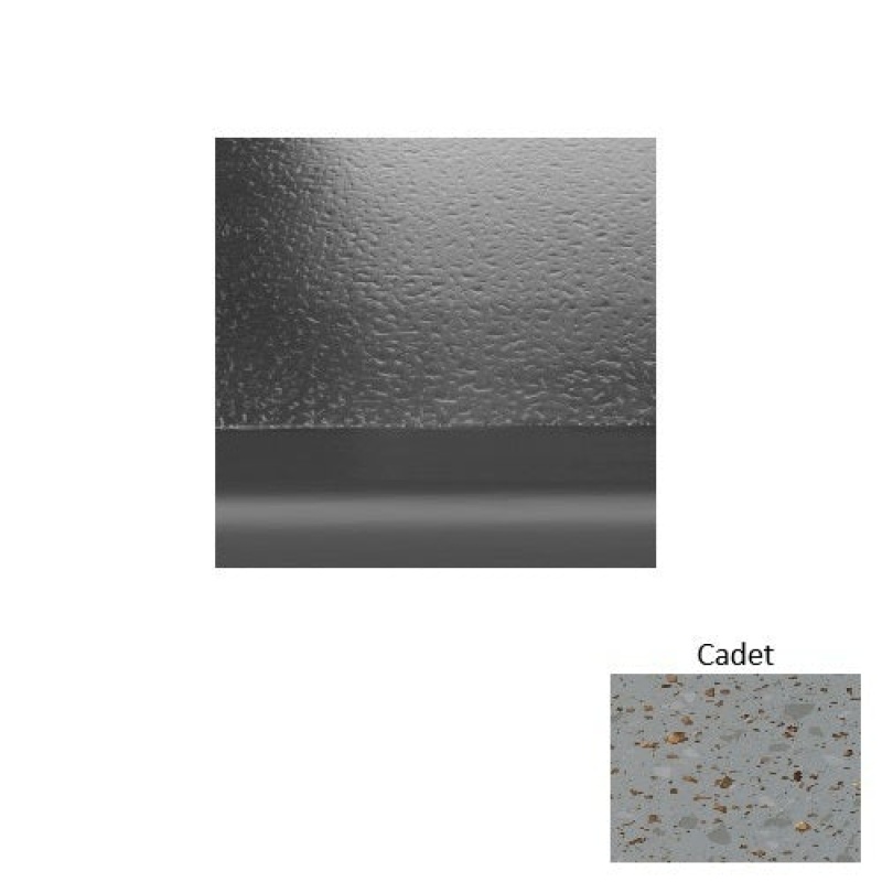 Renew 99 Cadet Hammered With 2" Nose Rubber (Sq) Stair Tread With Dupont Kevlar - Hammered