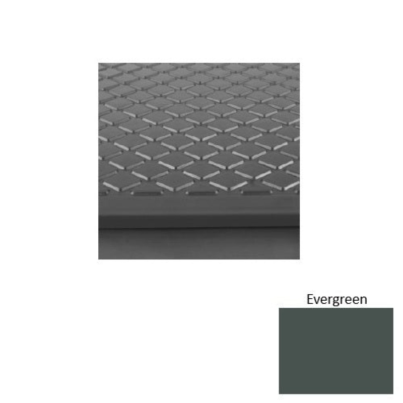 Solid 31 Evergreen Diamond Rubber Stair Tread with DuPont Kevlar