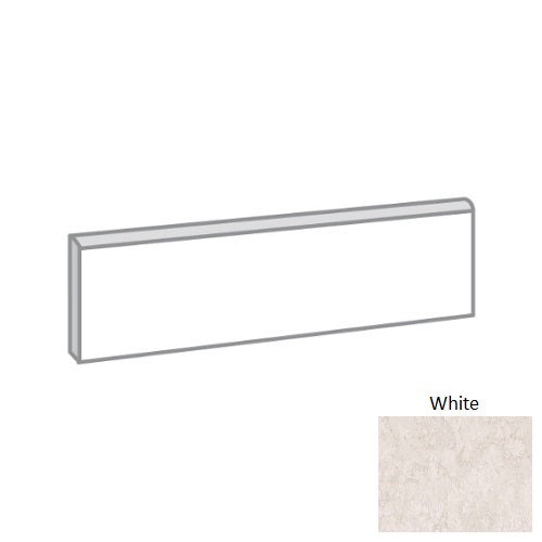 Costa White Ceramic Floor & Wall Trim