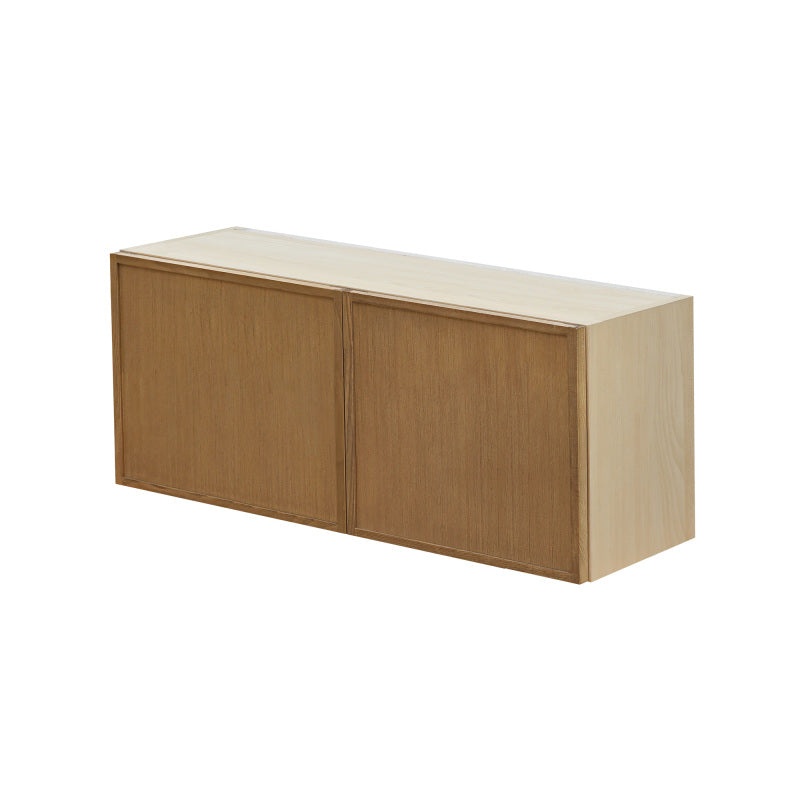 Shady Oak Slim Shaker Wood Kitchen Wall Cabinet - 36" X 12" X 15" (Assembly Required) - Oak