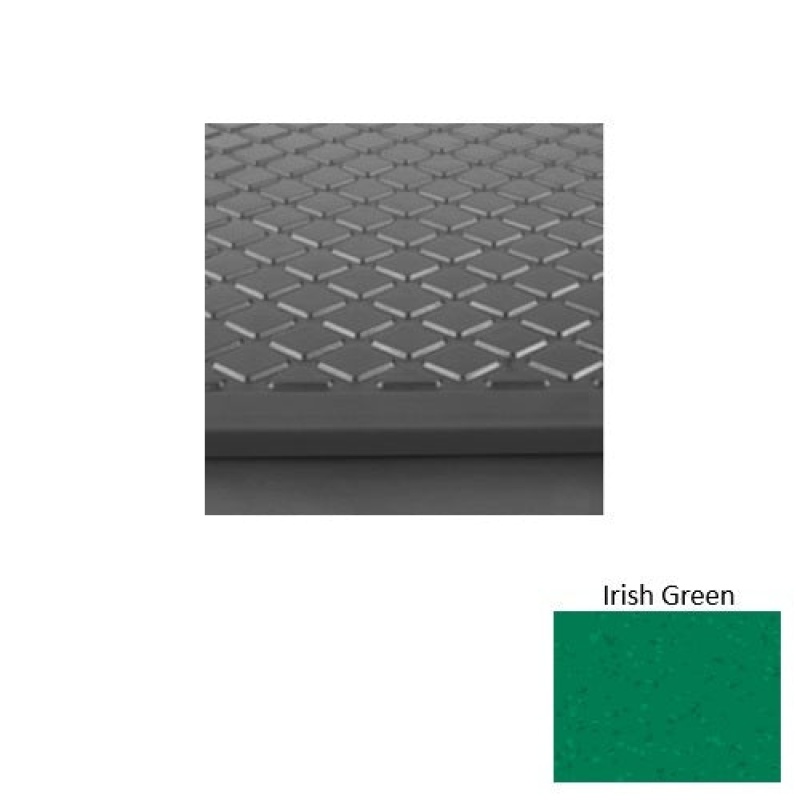 Roppe Symmetry Irish Green Diamond Rubber Stair Tread