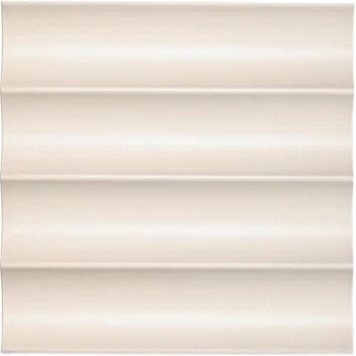 Moulage White Porcelain Tile - Glossy - 6" X 16"