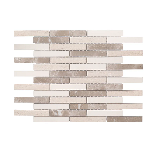 Align Limestone & Marble Blend Marble & Limestone Mosaic - Brick - Honed
