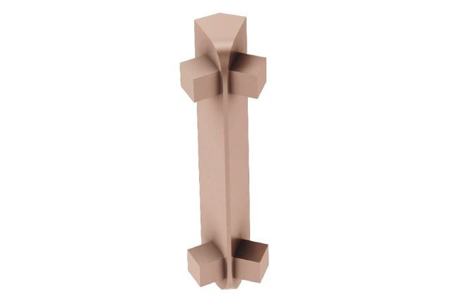 Rondec Ct 135 Degree Inside Corner Metal Tile Edging Trim - Satin Copper Anodized Aluminum