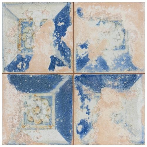 Kings Luxe Heritage Square Ceramic Tile - Textured - 17 5/8" X 17 5/8"
