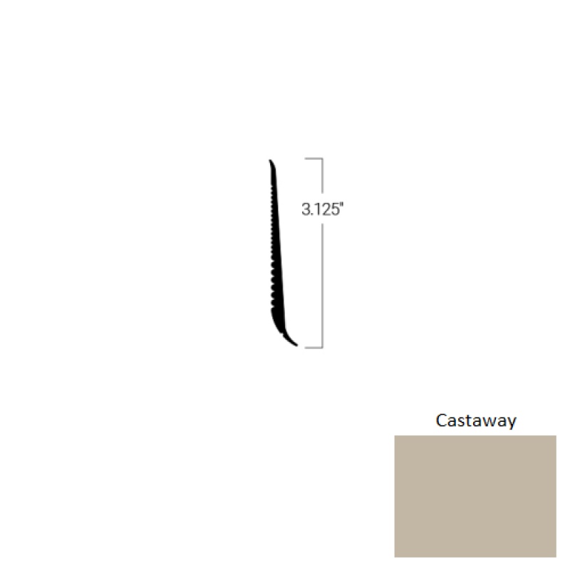 Johnsonite Castaway Tightlock Resilient Rubber Cove Base