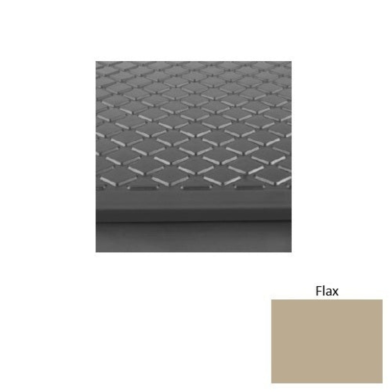 Solid 31 Flax Diamond Rubber (Rd) Stair Tread With Dupont Kevlar - Textured