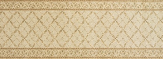 Clearance Sale! Royal Sovereign Anastasia Runner Beige Wool Carpet - Pattern - 2'7" X 4'0" Dye Lot: T-18