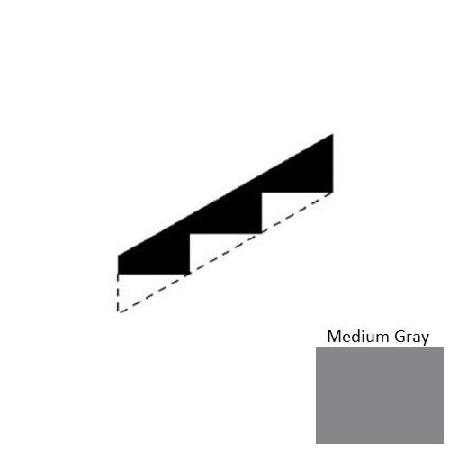 Flextones Medium Gray Rubber Stringers