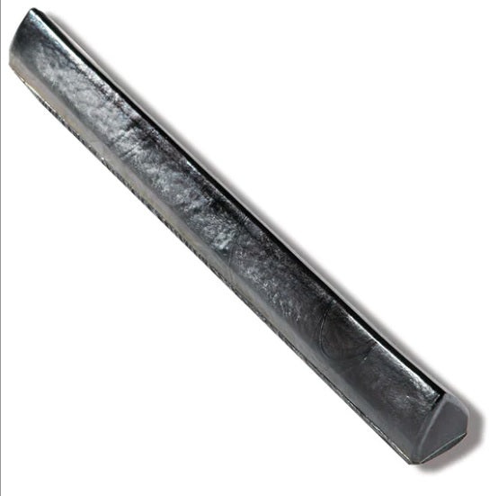Glass Horizons Black Sand Glass Wall Trim - 3/4" X 8" Peak Liner - Glossy