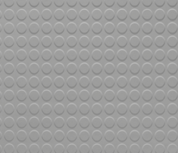 Johnsonite Colonial Grey Raised Round Solid Color Rubber Tile - Textured