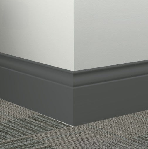 Johnsonite Black Pearl Rubber Millwork Contoured Wall Base