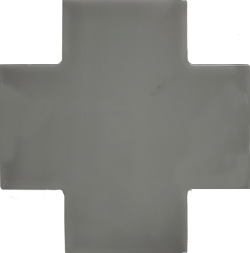 Puzzle Grey Ceramic Tile - Polished - 6" X 6"