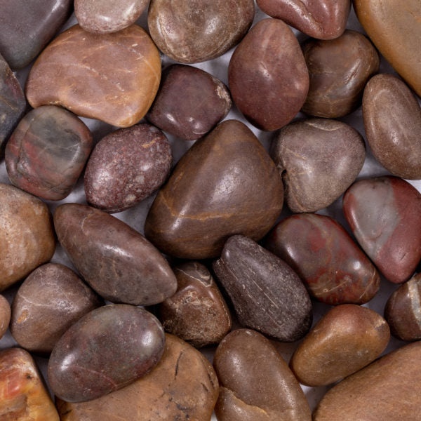 Red Medium Marble Loose Pebble - Polished - Random Sizes