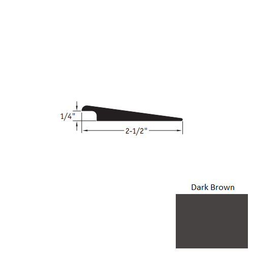 Dark Brown Vinyl Moulding / Trim