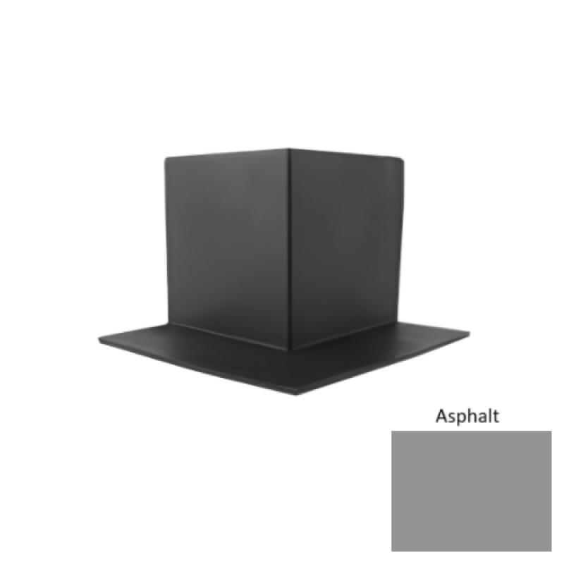 Pinnacle Asphalt Rubber Sanitary Toe Outside Corner - 4"
