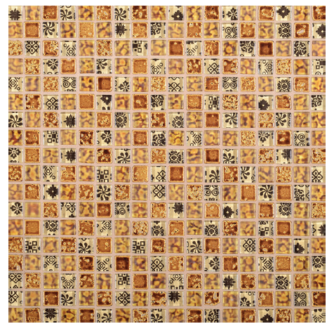 Marvel Charm Stone & Glass Mosaic - 5/8" x 5/8" Glossy