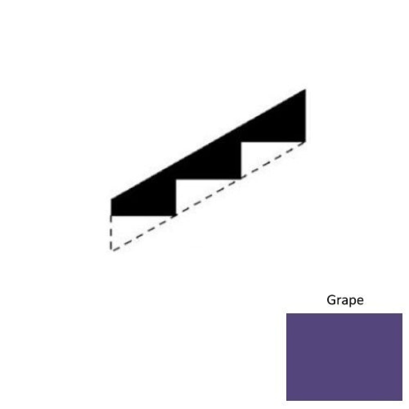 Solid Grape Rubber Stringers - Smooth