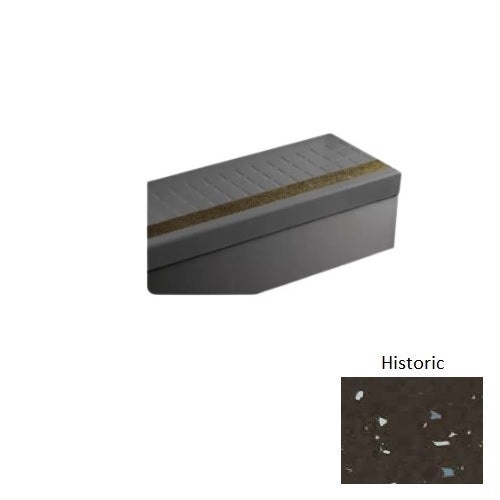 Historic Raised Square Rubber Stair Tread Trim