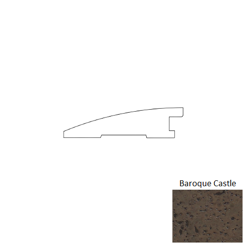 Timeless Baroque Castle Cork Moulding / Trim Flooring – 78" Flush Reducer – Greenshield