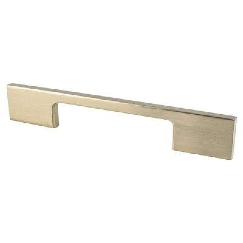Advantage Plus Contemporary Advantage Two Champagne Aluminum Cabinet Pull