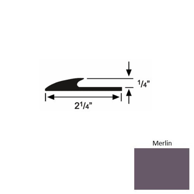 Solid Merlin Rubber Glue Down Carpet Edge